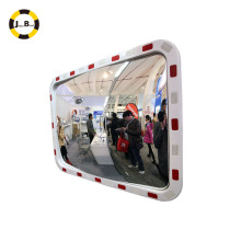 o espelho convexo reflexivo elíptico da segurança do espelho elimina pontos cegos o acidente de tráfico do aviod